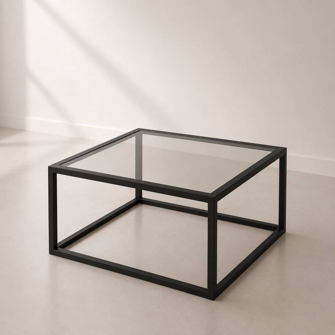 Square Glass Coffee Table