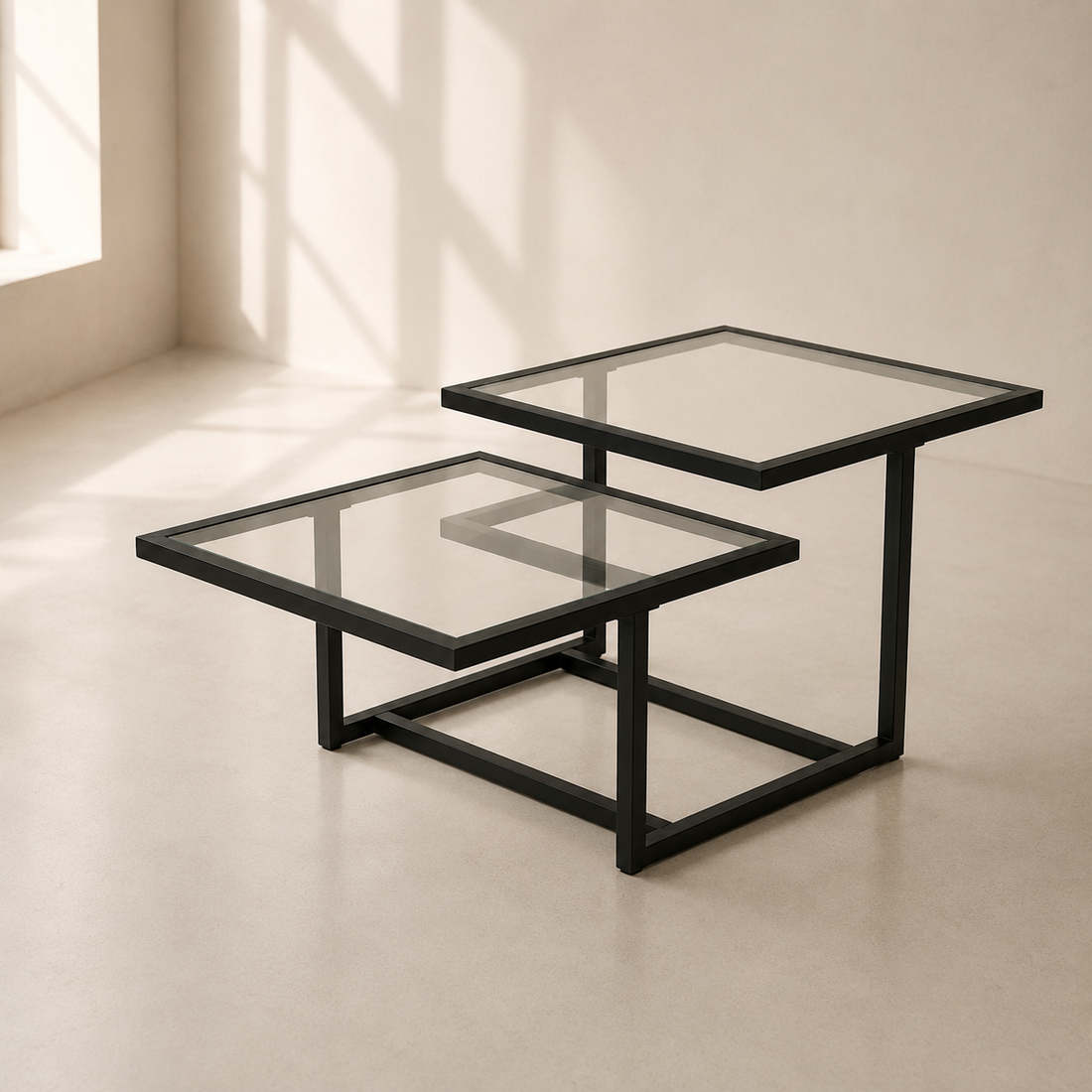Modern Nesting Coffee Table Set