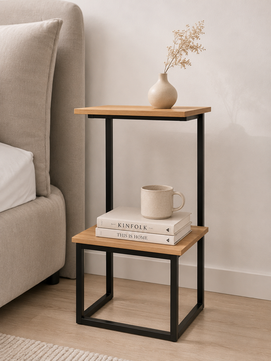 Modern Two-Tier Side Table