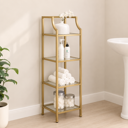Luxury Glass Storage Shelf