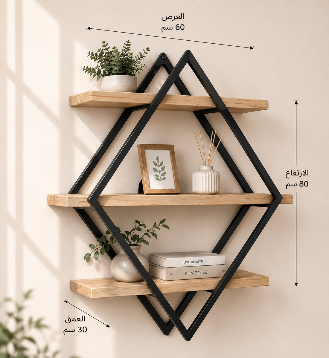 Geometric Wall Shelf