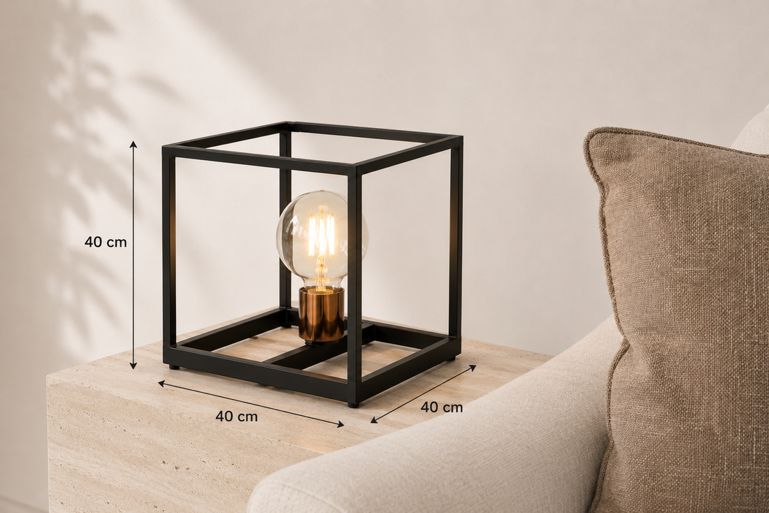 Modern Open-Frame Table Lamp
