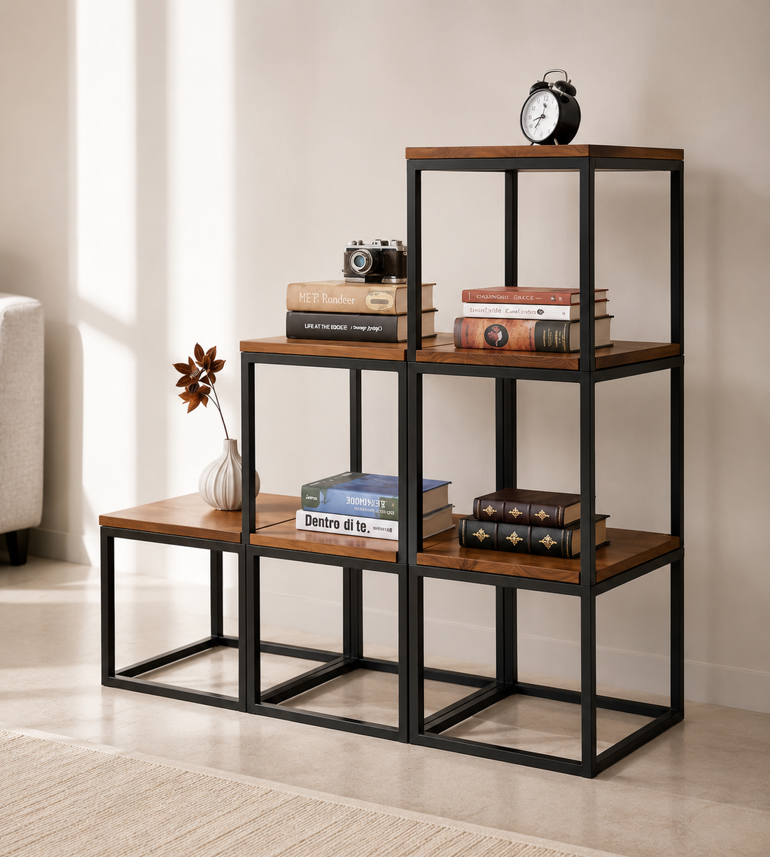 Modern Cube Display Shelf