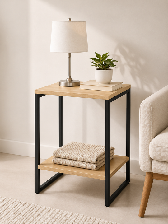 Modern Two-Tier Side Table