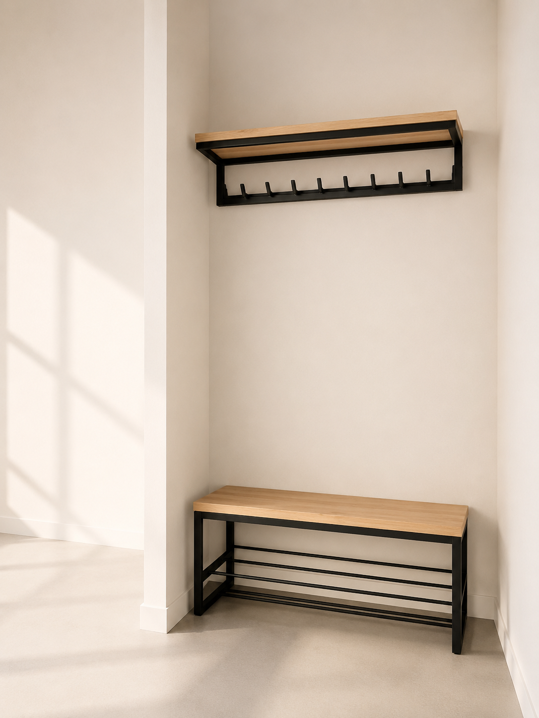 Entryway Bench Set