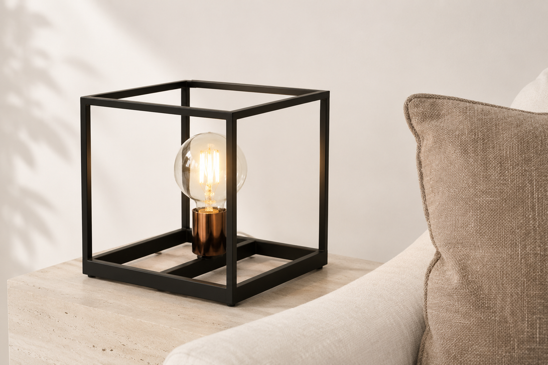 Modern Open-Frame Table Lamp