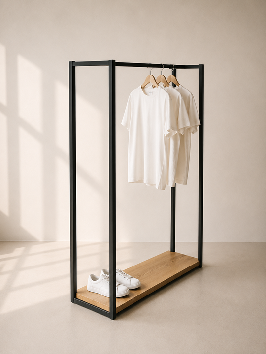 Clothes Rack with Shelf
